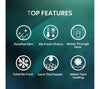 Hisense RQ5P470SYFD American Fridge Freezer - Black - D Rated