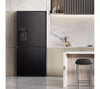 Hisense RQ5P470SYFD American Fridge Freezer - Black - D Rated