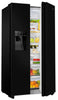 Hisense RS694N4TBE American Fridge Freezer - Black - E Rated