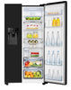 Hisense RS694N4TBE American Fridge Freezer - Black - E Rated