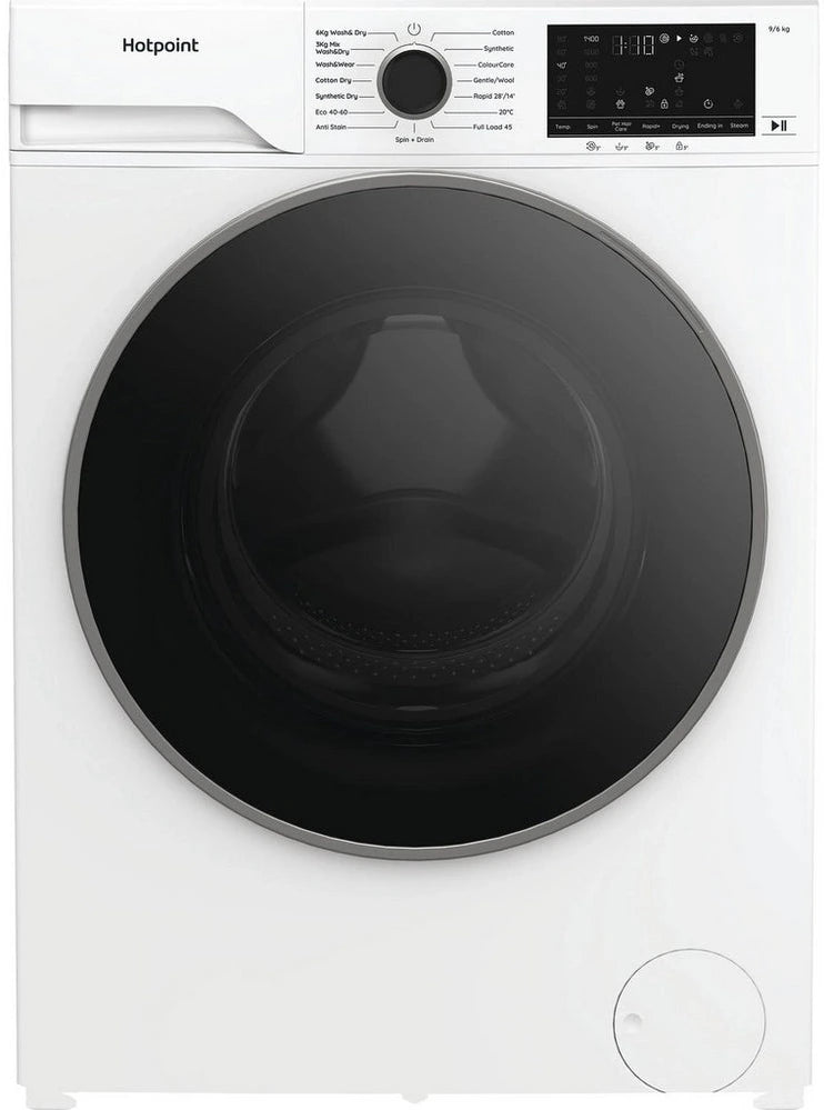 Hotpoint HBD9681ANTSTAIN 9Kg / 6Kg Washer Dryer with 1400 rpm - White - E Rated