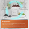 Hotpoint HPKF 5351 XP4UK 60cm Frost Free Fridge Freezer - Brushed Steel - E Rated