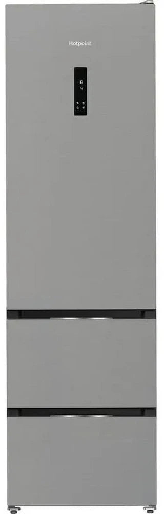 Hotpoint HPKF 5351 XP4UK 60cm Frost Free Fridge Freezer - Brushed Steel - E Rated