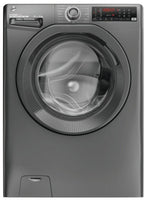 Hoover H3WPS496TMRR6 Wifi Connected 9Kg Washing Machine with 1400 rpm - Graphite - A Rated