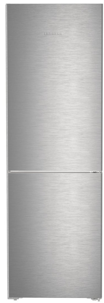 Liebherr CNSDC5203 60cm Frost Free Fridge Freezer - Silver Steel - C Rated