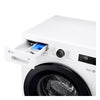 LG F4X1009NWK 9kg Washing Machine with 1400 rpm - White - A Rated