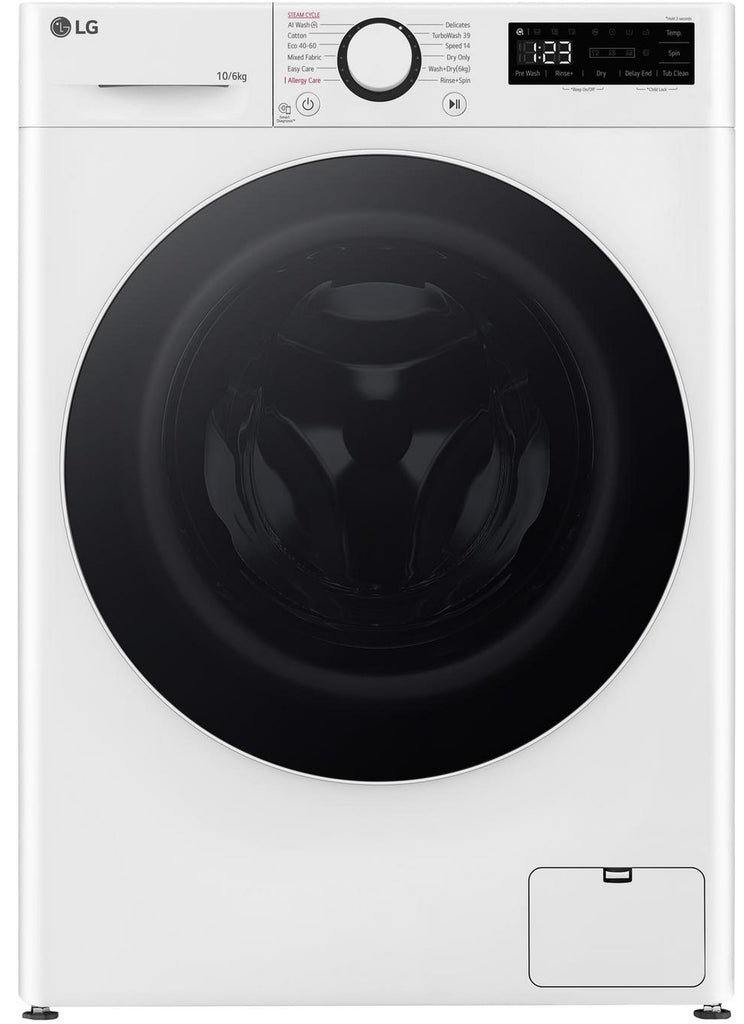 LG FWY706WWTN1 10Kg/6Kg Washer Dryer with 1400 rpm - White - A Rated
