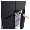LG GMM42ABBEH American Fridge Freezer - Matte Black - E Rated