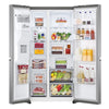 LG GSLV50PZXL American Fridge Freezer - Shiny Steel - E Rated