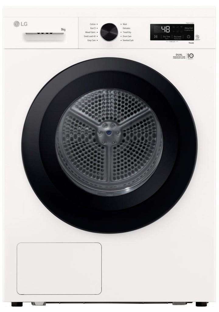 LG RHX1009NWK 9kg Heat Pump Tumble Dryer - White