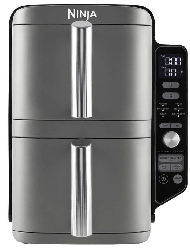 Ninja SL400UK Double Stack XL 2-Drawer 9.5L Air Fryer - Grey