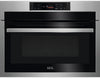 AEG 8000 Series CombiQuick KME761080M Wifi Connected Built In Compact Electric Single Oven with Microwave Function - Stainless Steel