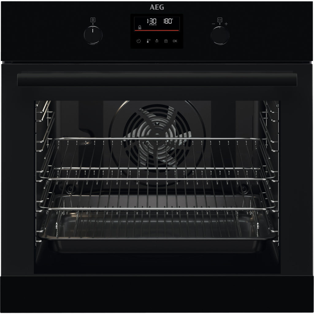 AEG BEB335061B Built In Electric Single Oven - Black