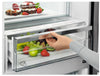 AEG RCB632E2MX 60cm Frost Free Fridge Freezer - Grey/Stainless Steel - E Rated