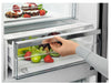 AEG RCB636E2MX 60cm Frost Free Fridge Freezer - Grey/Stainless Steel - E Rated