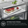 AEG 6000 TC6MS18FDF Integrated Frost Free Fridge Freezer with Fixed Door Fixing Kit - White - D Rated