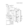 AEG 6000 NSC6N18ZES Integrated Frost Free Fridge Freezer with Sliding Door Fixing Kit - White - E Rated