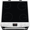 Zanussi ZCV66250WA 60cm Electric Cooker with Ceramic Hob - White