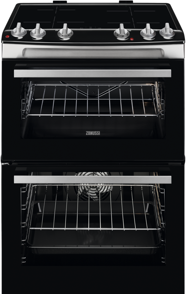 Zanussi ZCI66080XA 60cm Electric Cooker with Induction Hob Stainless Steel