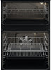 Zanussi ZKCNA7KN Built In Electric Double Oven - Black