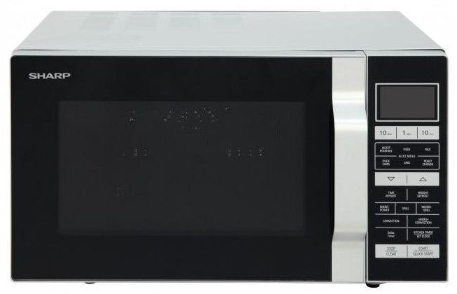 Sharp R860SLM 25L Combination Microwave Oven - Silver