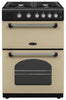 Rangemaster Classic CLA60NGFCR/C 60cm Gas Cooker - Cream/Chrome