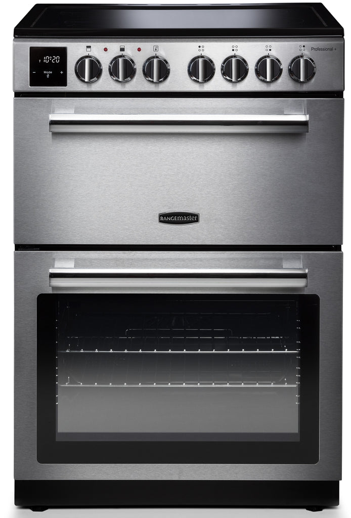Rangemaster Professional Plus PROPL60EISS/C 60cm Electric Cooker with Induction Hob - Stainless Steel/Chrome