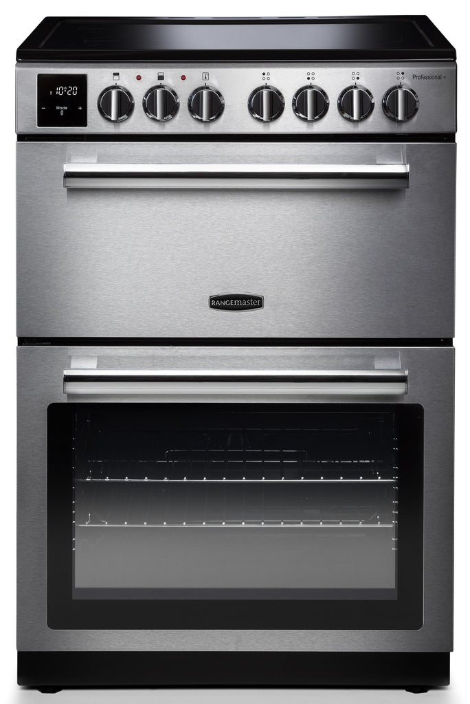 Rangemaster Professional Plus PROPL60ECSS/C 60cm Electric Cooker with Ceramic Hob - Stainless Steel/Chrome