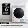 Samsung DV90CGC0A0ABEU Wifi Connected 9Kg Heat Pump Condenser Tumble Dryer - Black - A++ Rated