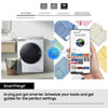 Samsung DV90CGC0A0ABEU Wifi Connected 9Kg Heat Pump Condenser Tumble Dryer - Black - A++ Rated