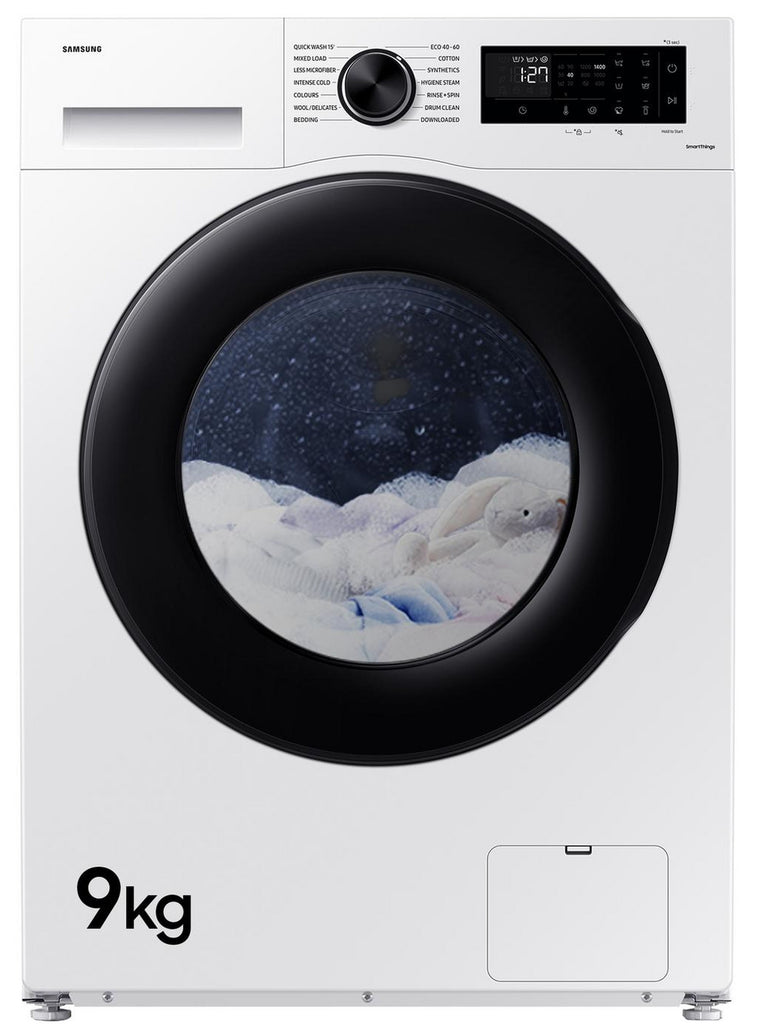 Samsung WW90CGC04DAEEU 9Kg Washing Machine with 1400 rpm - White - A Rated