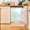 Sensis RFUCBI01L54EW 60cm Integrated Undercounter Larder Fridge - Fixed Door Fixing Kit - White - E Rated