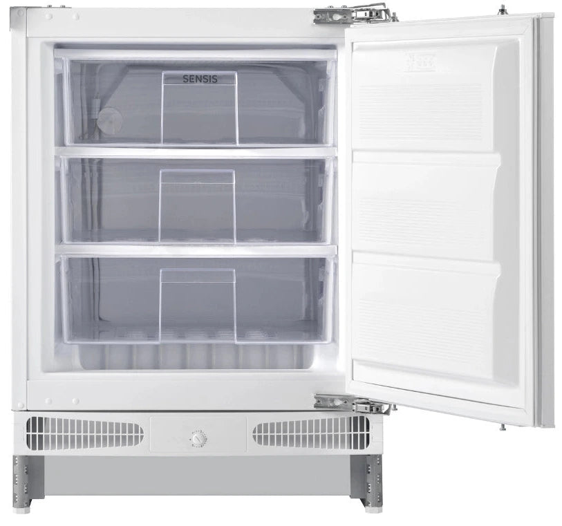 Sensis RFUCBI01Z54EW 60cm Integrated Undercounter Freezer - Fixed Door Fixing Kit - White - E Rated