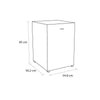 Sensis RFUCF01F54EW 55cm wide Fridge with Ice Box - White - E Rated