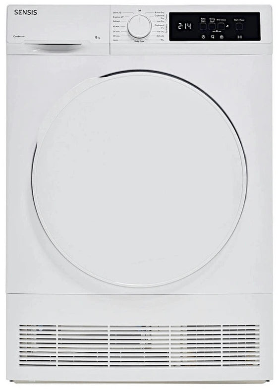 Sensis TDCF018BW 8Kg Condenser Tumble Dryer - White - B Rated