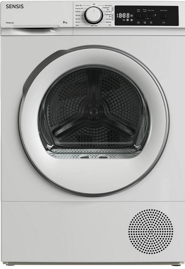 Sensis TDHF018A2W 8Kg Heat Pump Tumble Dryer  - White - A+ Rated