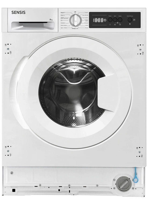 Sensis WMBI01814AW 8Kg Integrated Washing Machine with 1400 rpm  - White - A Rated
