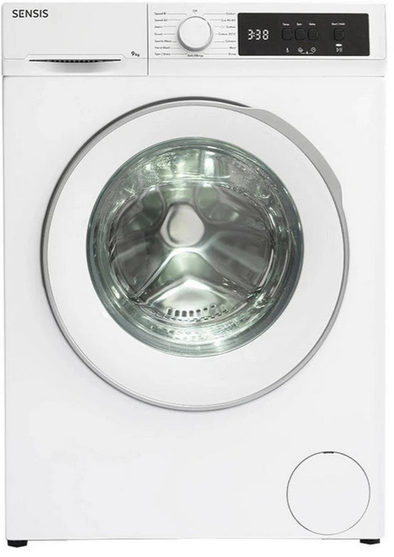 Sensis WMF01914AW 9Kg Washing Machine with 1400 rpm - White - A Rated