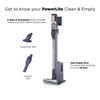 Shark BU3621UKT Cordless Stick Vacuum Cleaner - 40 Minutes Run Time - Glacier Blue