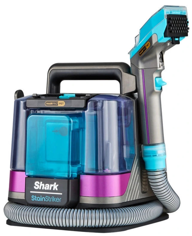 Shark  PX250UKT StainStriker HairPro Pet Stain & Spot Cleaner - Dark Silver & Force Fuchsia