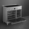Smeg C92IPX2 Symphony Classic 90cm Electric Range Cooker with Induction Hob - S/Steel