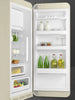 Smeg FAB28RCR6UK Retro 60cm wide Frost Free Fridge Freezer - Cream - Right Hand Hinge - C Rated