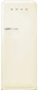 Smeg FAB28RCR6UK Retro 60cm wide Frost Free Fridge Freezer - Cream - Right Hand Hinge - C Rated