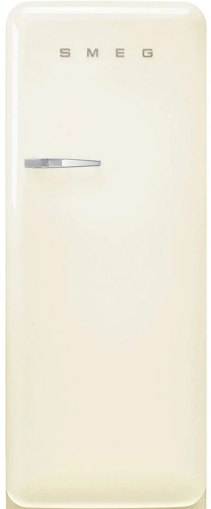 Smeg FAB28RCR6UK Retro 60cm wide Frost Free Fridge Freezer - Cream - Right Hand Hinge - C Rated