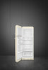 Smeg FAB30LCR6UK Retro 60cm wide Fridge Freezer - Cream - Left Hand Hinge - C Rated