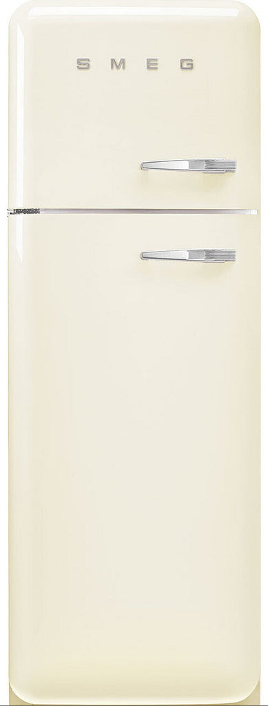 Smeg FAB30LCR6UK Retro 60cm wide Fridge Freezer - Cream - Left Hand Hinge - C Rated
