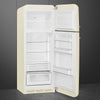 Smeg FAB30RCR6UK Retro 60cm wide Fridge Freezer - Cream - Right Hand Hinge - C Rated