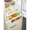 Smeg FAB32RCR6UK Retro 60cm wide Fridge Freezer - Cream - Right Hand Hinge - C Rated