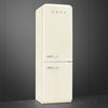 Smeg FAB32RCR6UK Retro 60cm wide Fridge Freezer - Cream - Right Hand Hinge - C Rated