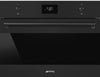 Smeg Classic SO4301M0N Built In Microwave With Grill - Black